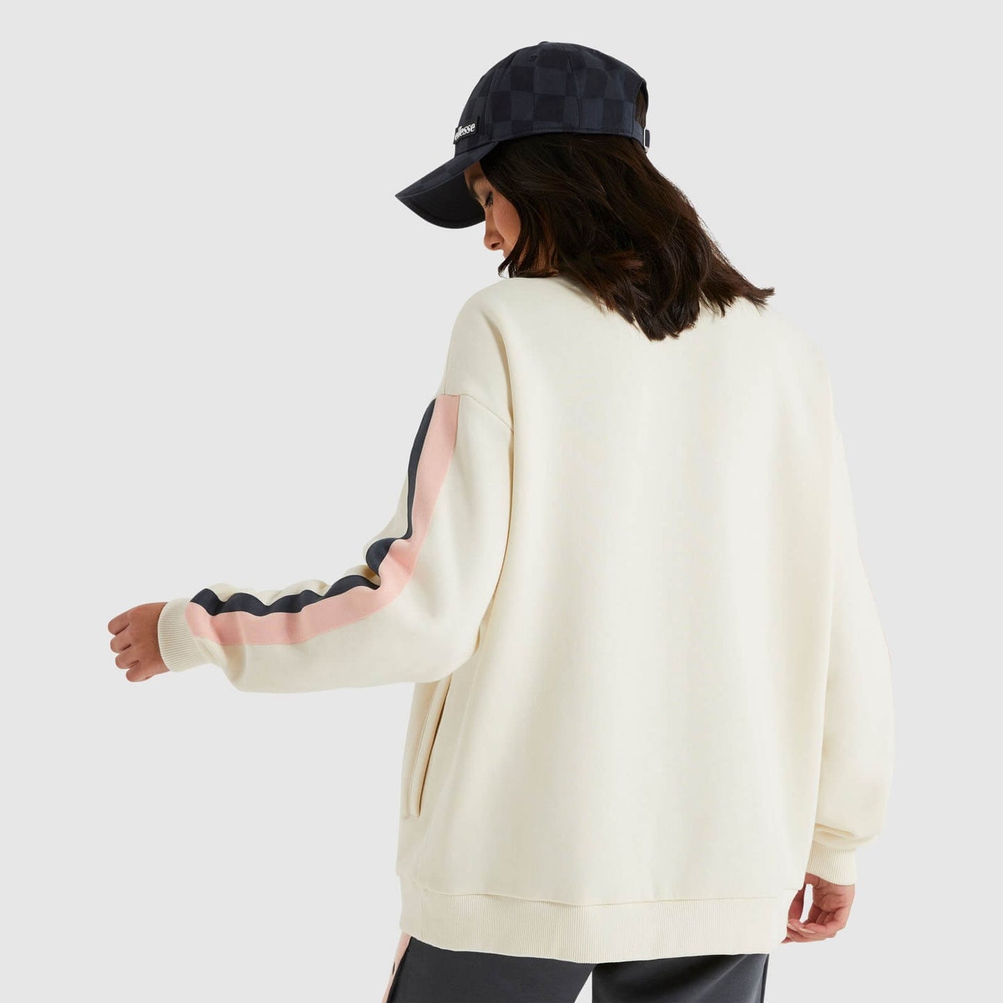 Ellesse Filippa 1/2 Zip Track Top OFF WHITE
