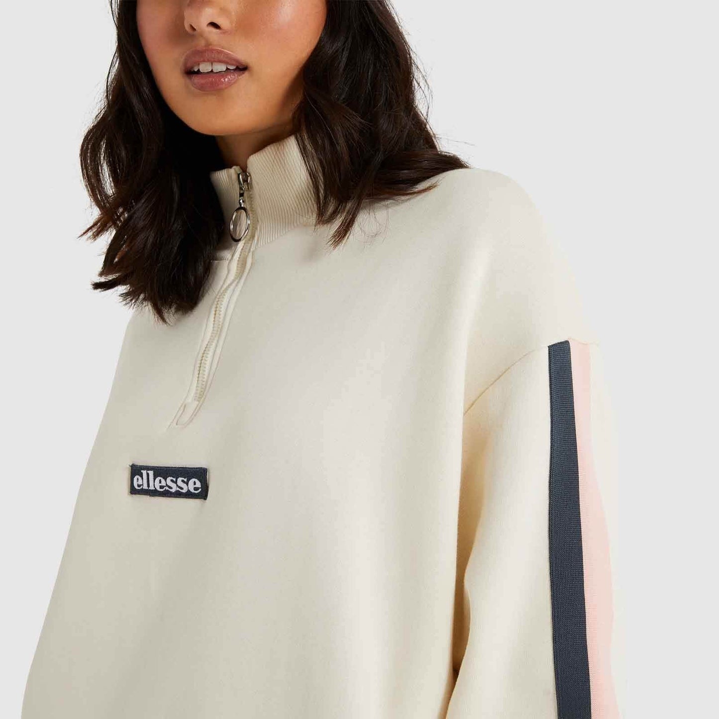 Ellesse Filippa 1/2 Zip Track Top OFF WHITE