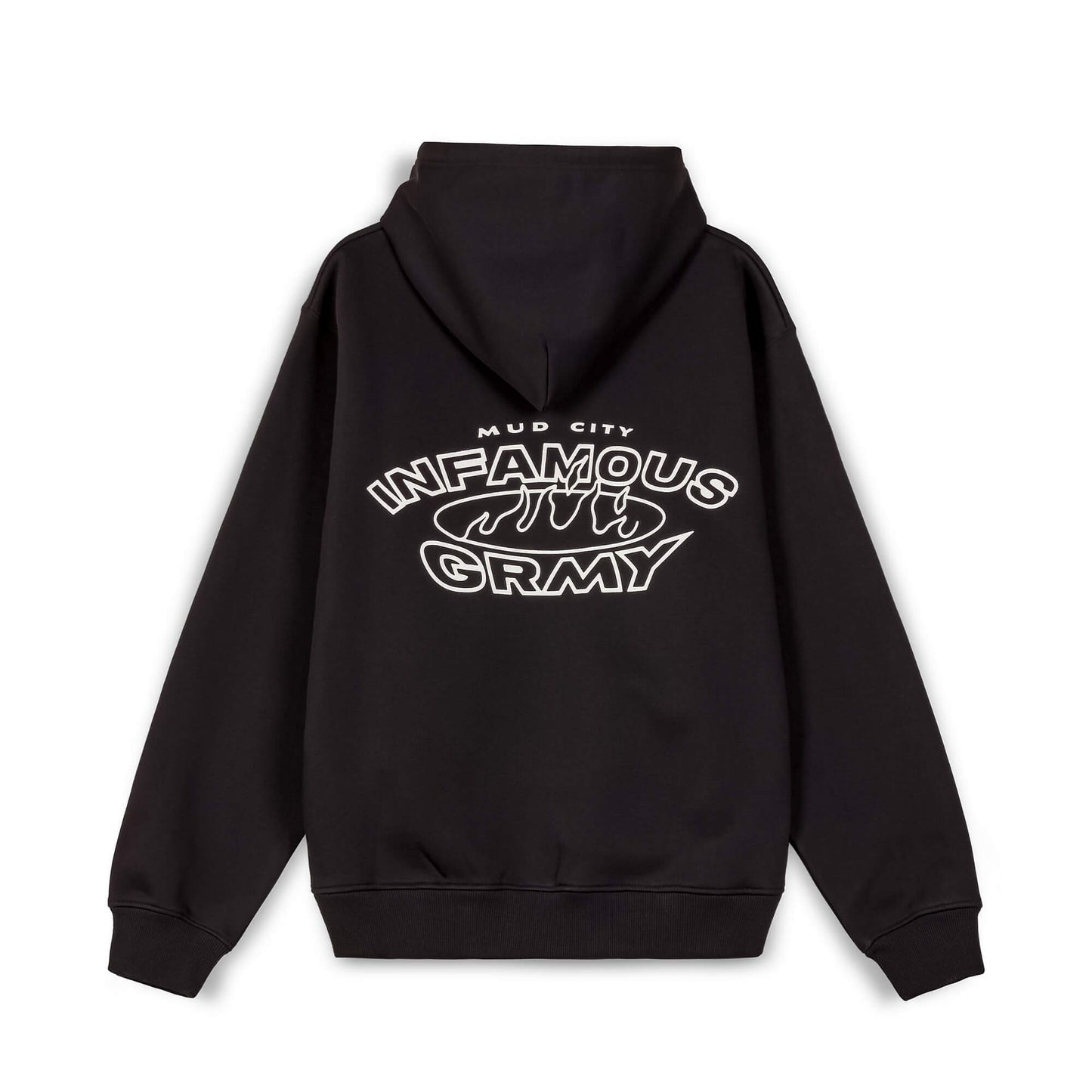 Grimey Wear Madrid The Connoisseur Heavyweight Hoodie Black