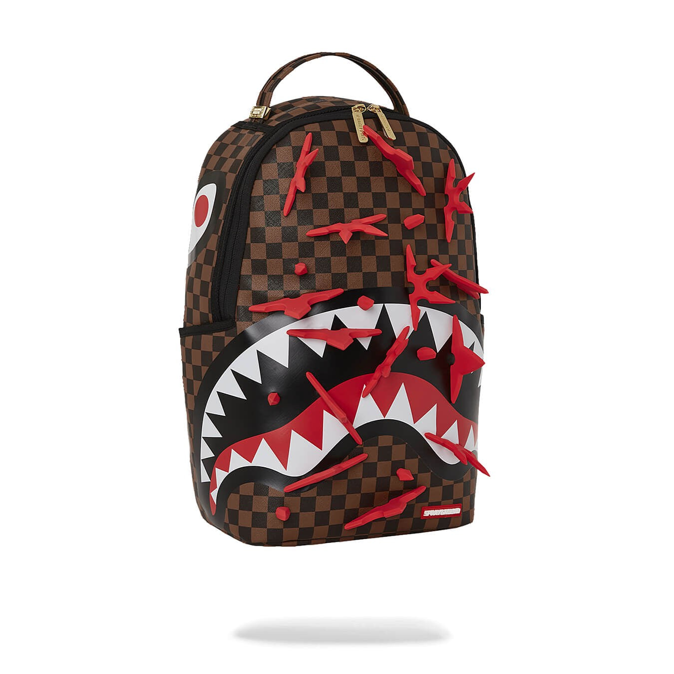Sprayground Real 3D Ninja Stars Smashed Backpack (Dlxv) Brown
