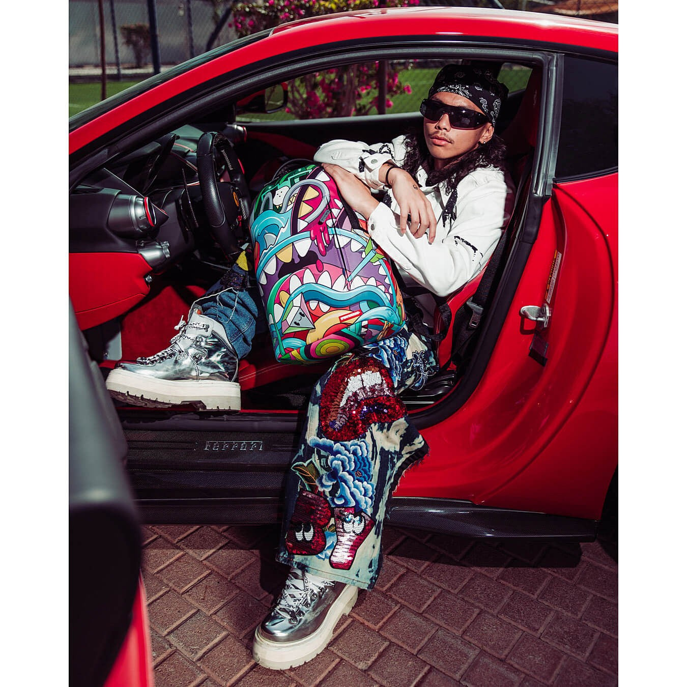 Sprayground Lucid Dreams Sharkmouth Dlxsr Backpack Multi