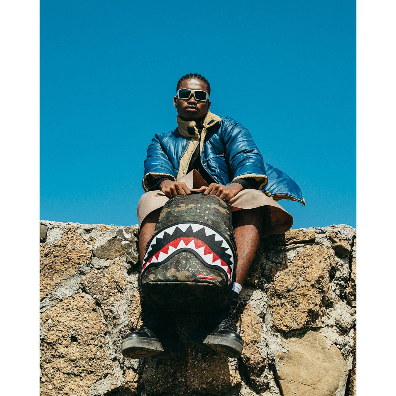 Sprayground Lasers Blazin Backpack (Dlxv) Camo