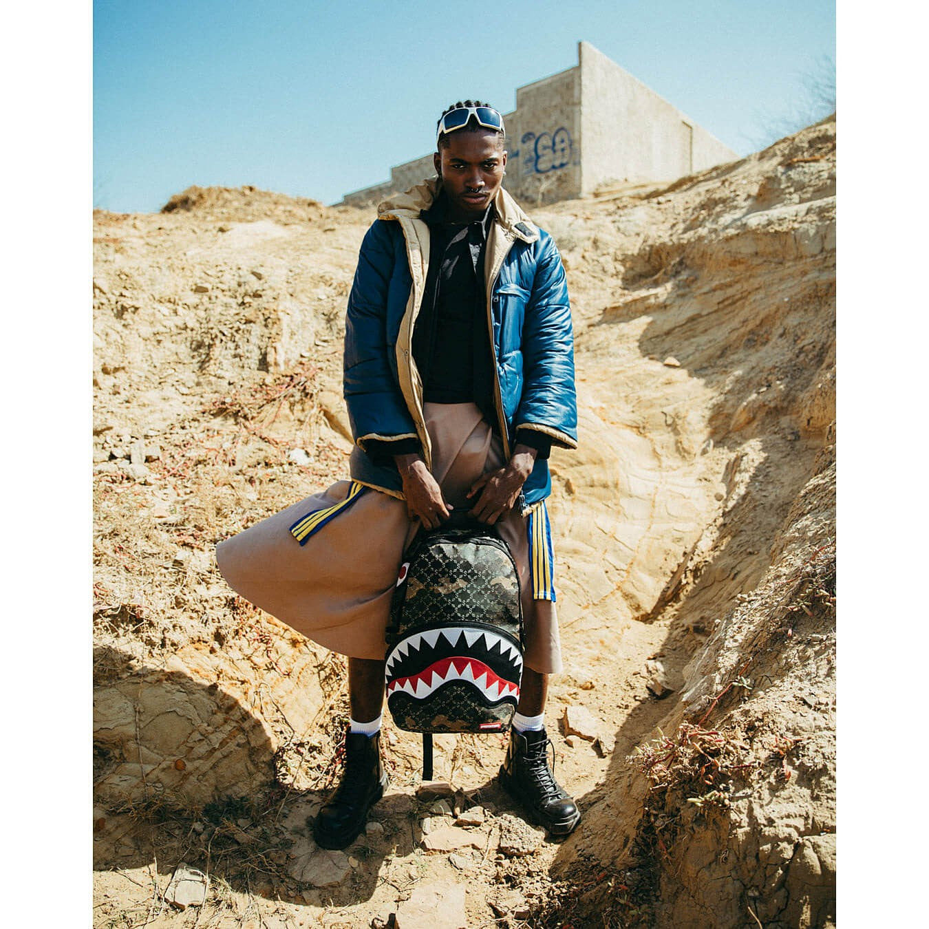 Sprayground Lasers Blazin Backpack (Dlxv) Camo