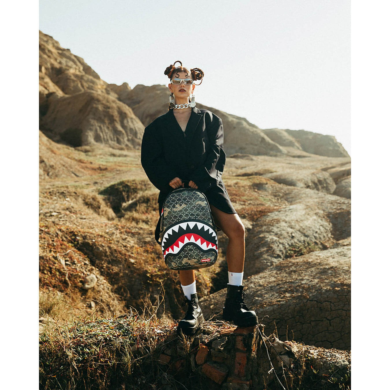 Sprayground Lasers Blazin Backpack (Dlxv) Camo