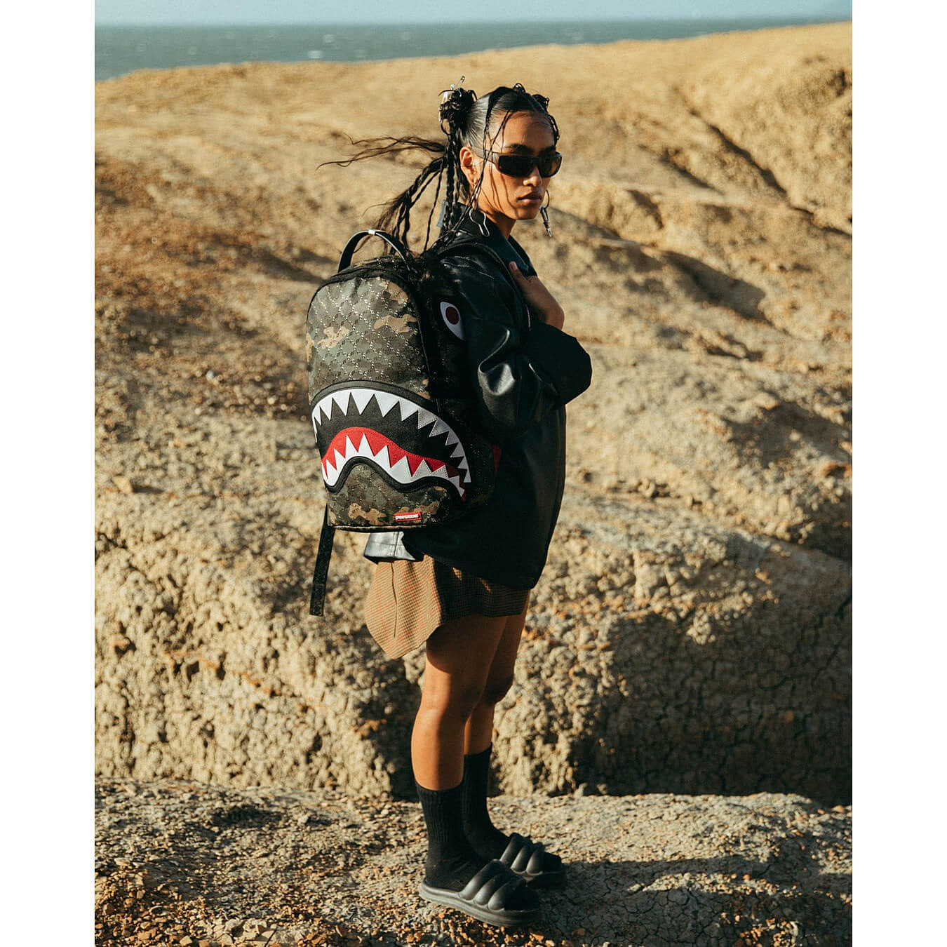 Sprayground Lasers Blazin Backpack (Dlxv) Camo