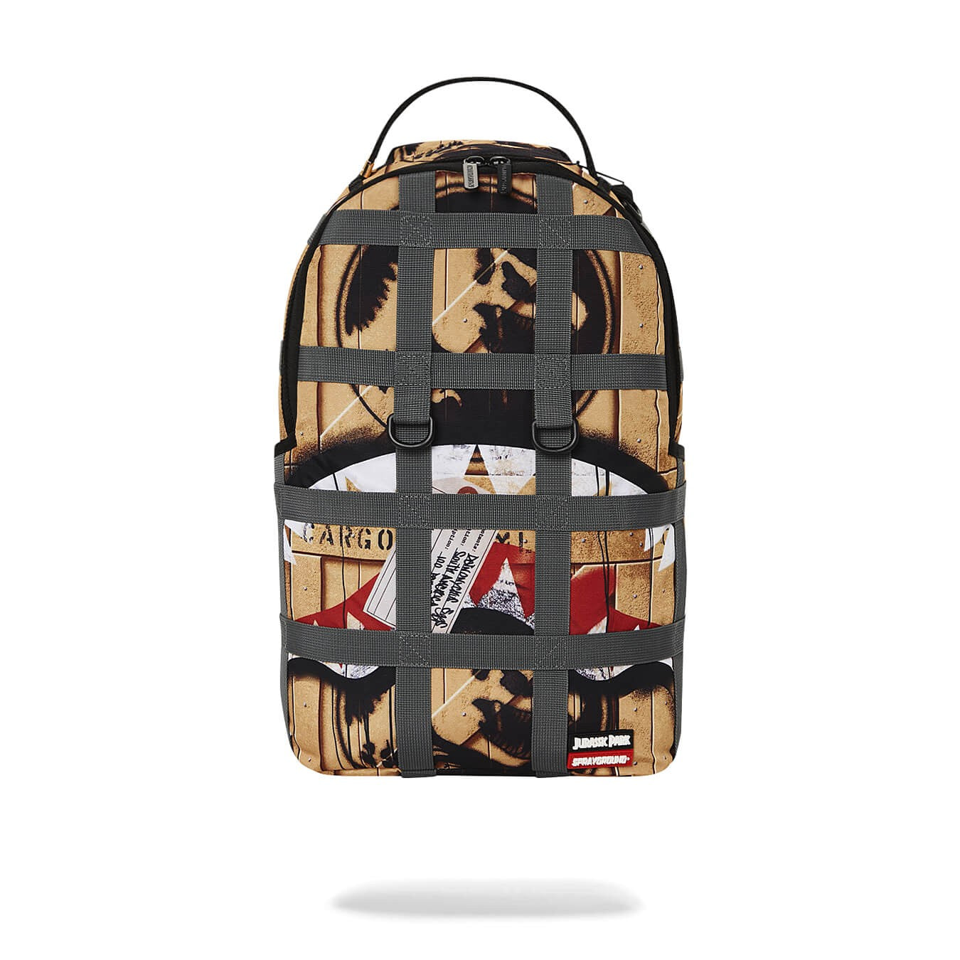 Sprayground Jurassic Delivery Backpack (Dlxv) Sand