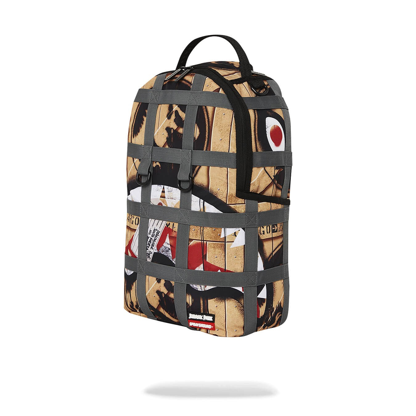 Sprayground Jurassic Delivery Backpack (Dlxv) Sand