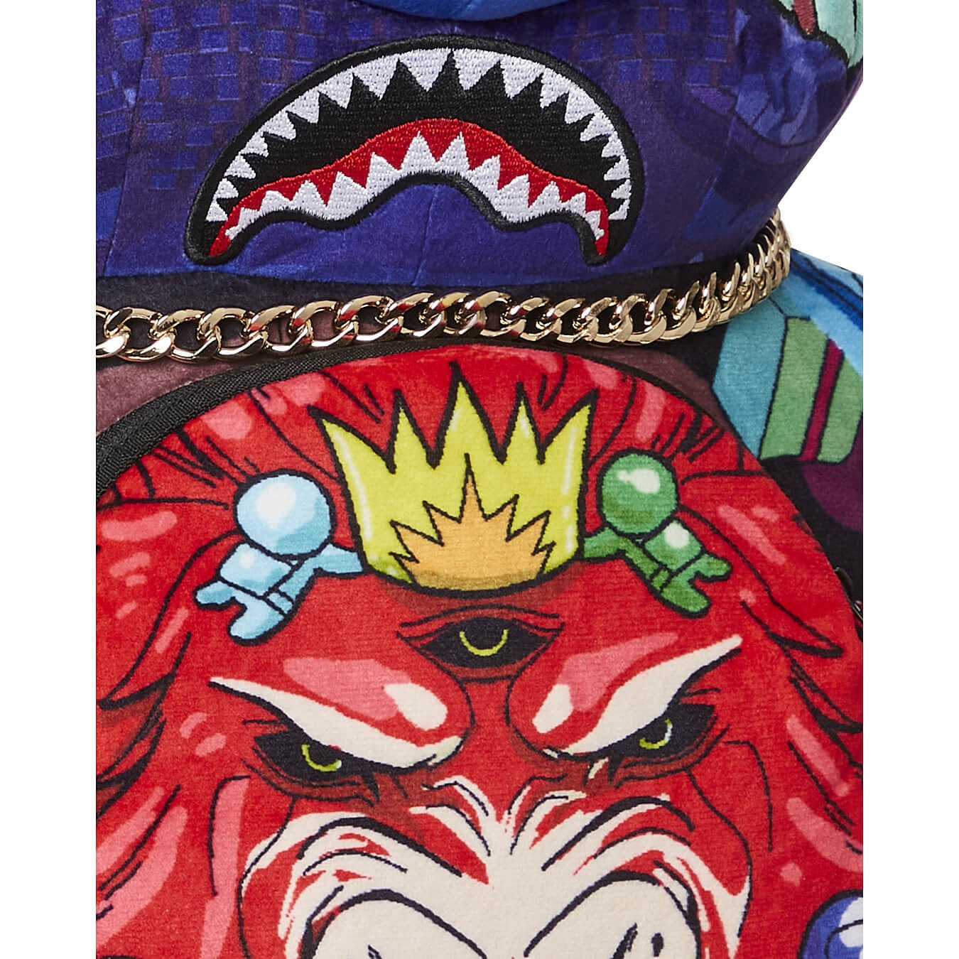 Sprayground Astro Twilight Moneybear Teddybear Backpack Purple