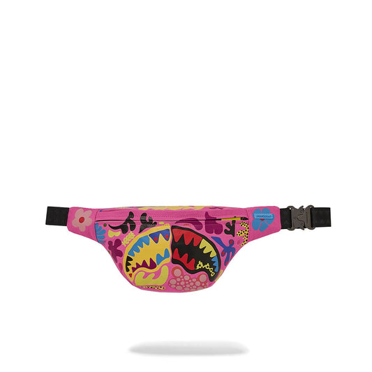 Sprayground Psychedelic Voyage Savvy Crossbody Pink