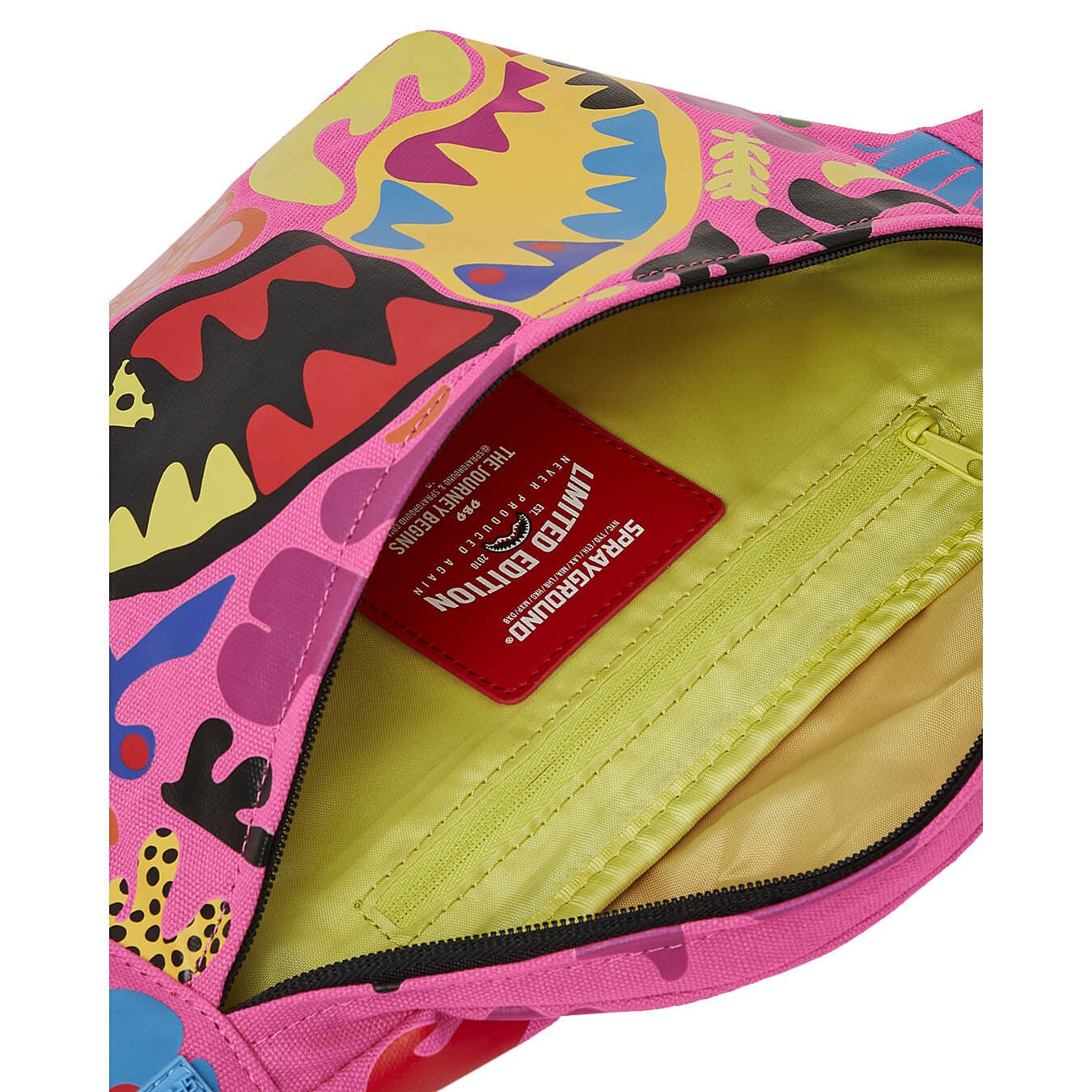 Sprayground Psychedelic Voyage Savvy Crossbody Pink