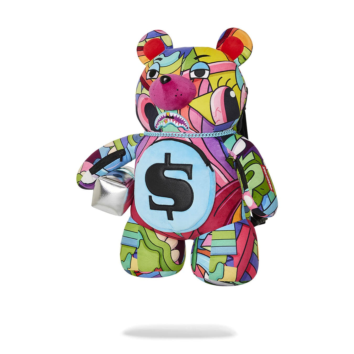 Sprayground Steady Trippin Moneybear Teddybear Backpack Multi