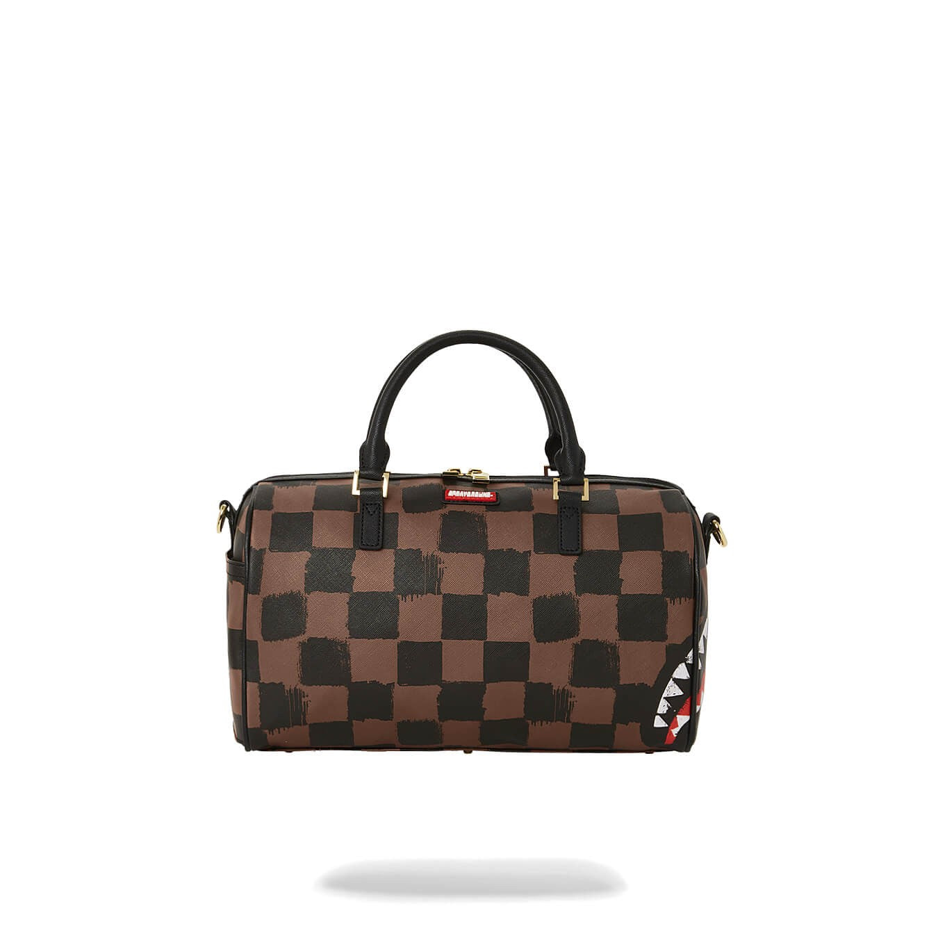 Sprayground Sharks In Paris Vanquish Mini Duffle Brown