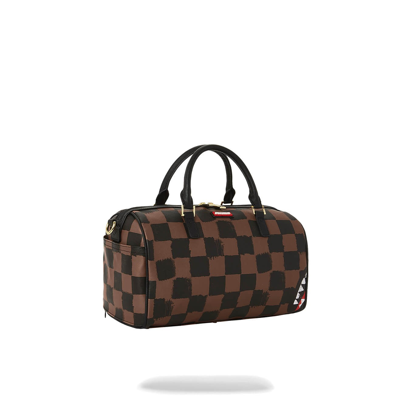 Sprayground Sharks In Paris Vanquish Mini Duffle Brown