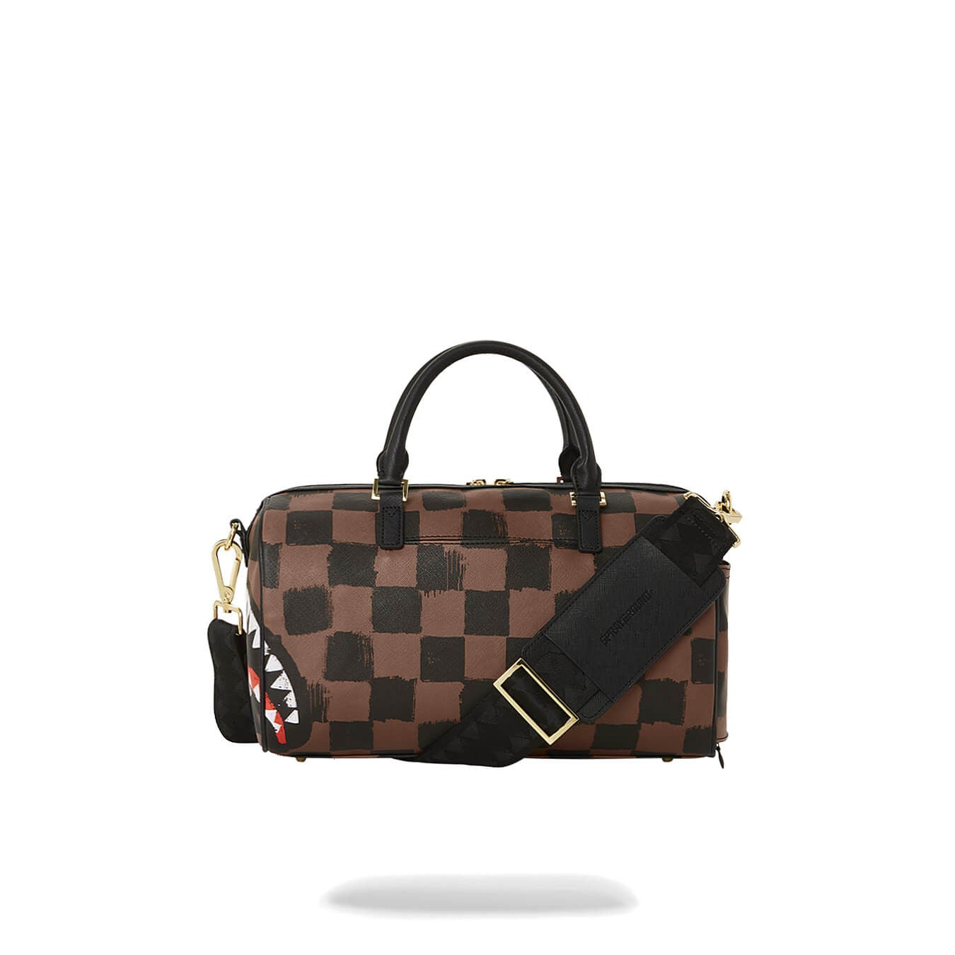 Sprayground Sharks In Paris Vanquish Mini Duffle Brown