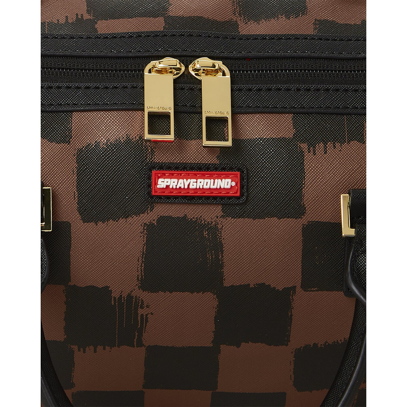 Sprayground Sharks In Paris Vanquish Mini Duffle Brown