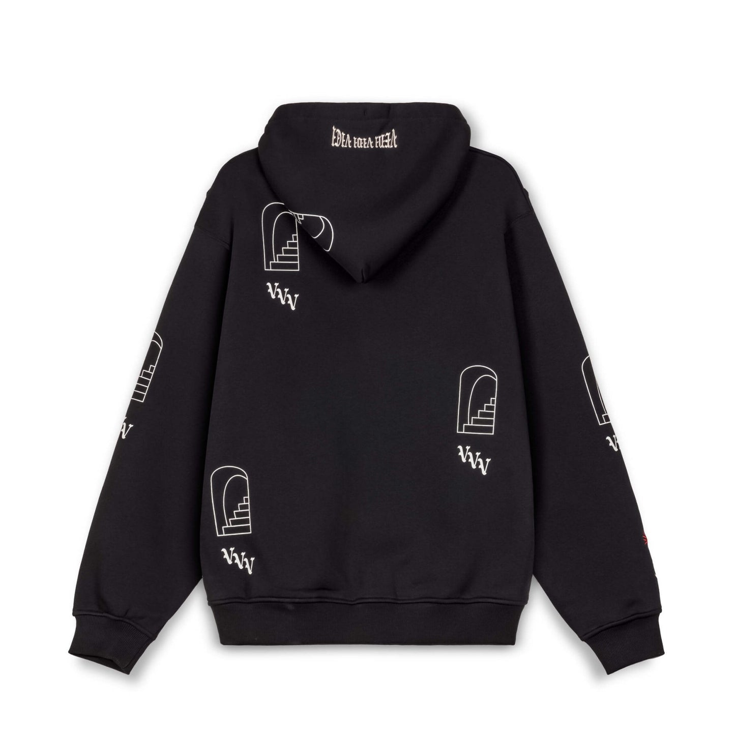 GRIMEY WEAR VITA DEORUM (GRMY X OJ) VINTAGE HOODIE BLACK