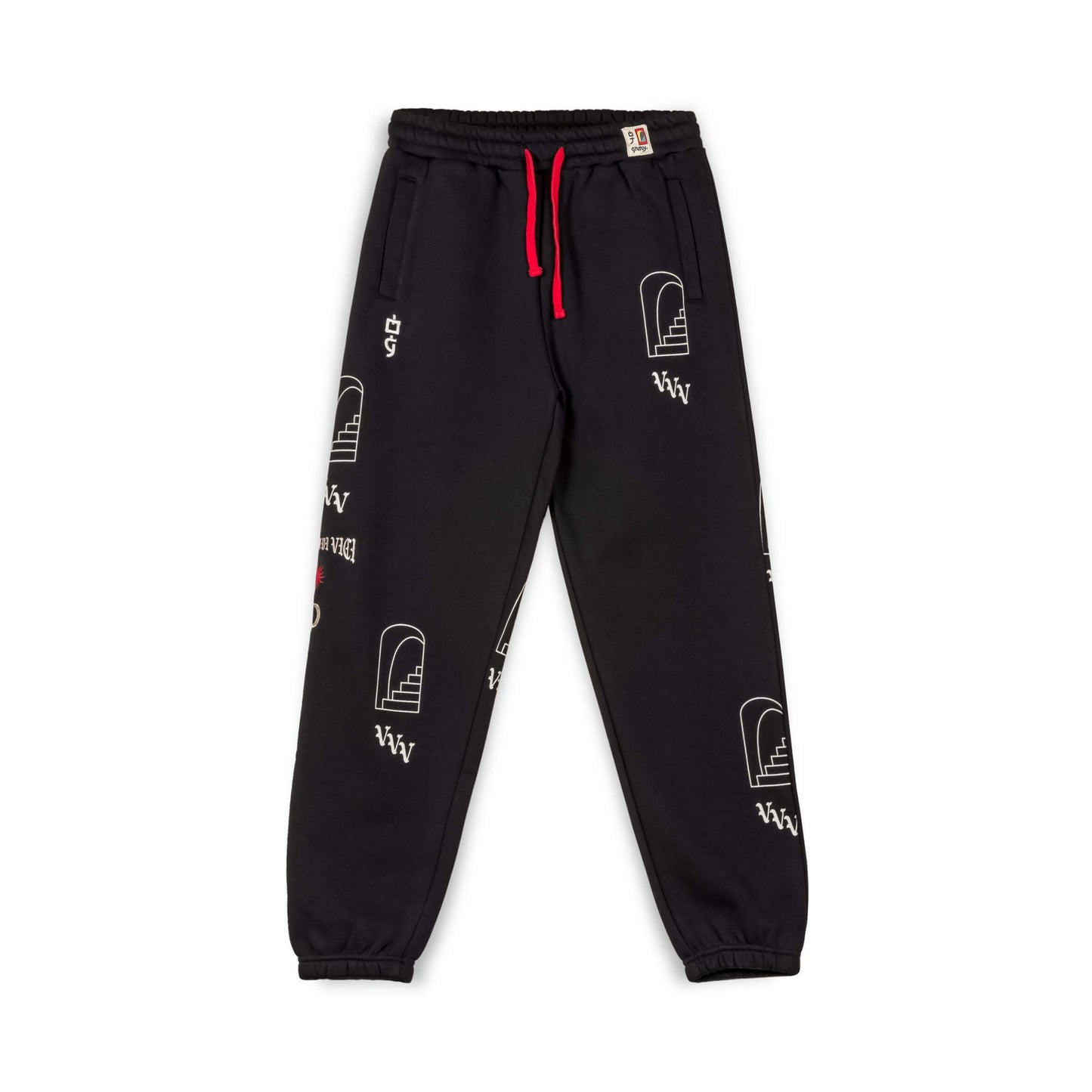 Tepláky GRIMEY WEAR VITA DEORUM (GRMY x OJ) SWEATPANTS čierne