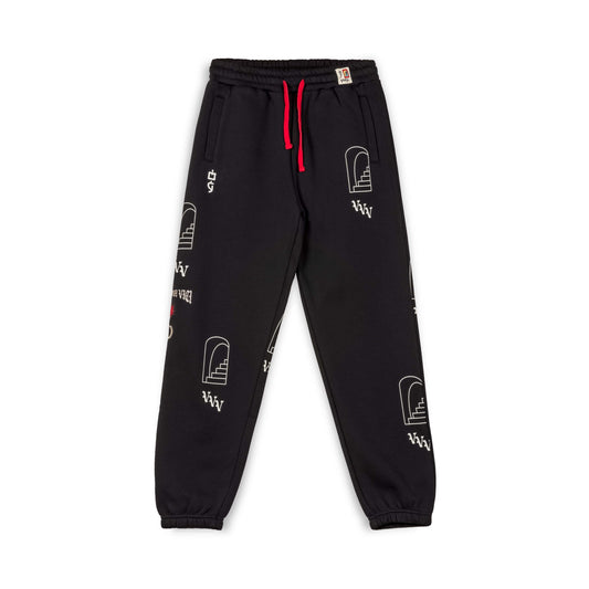 Tepláky GRIMEY WEAR VITA DEORUM (GRMY x OJ) SWEATPANTS čierne