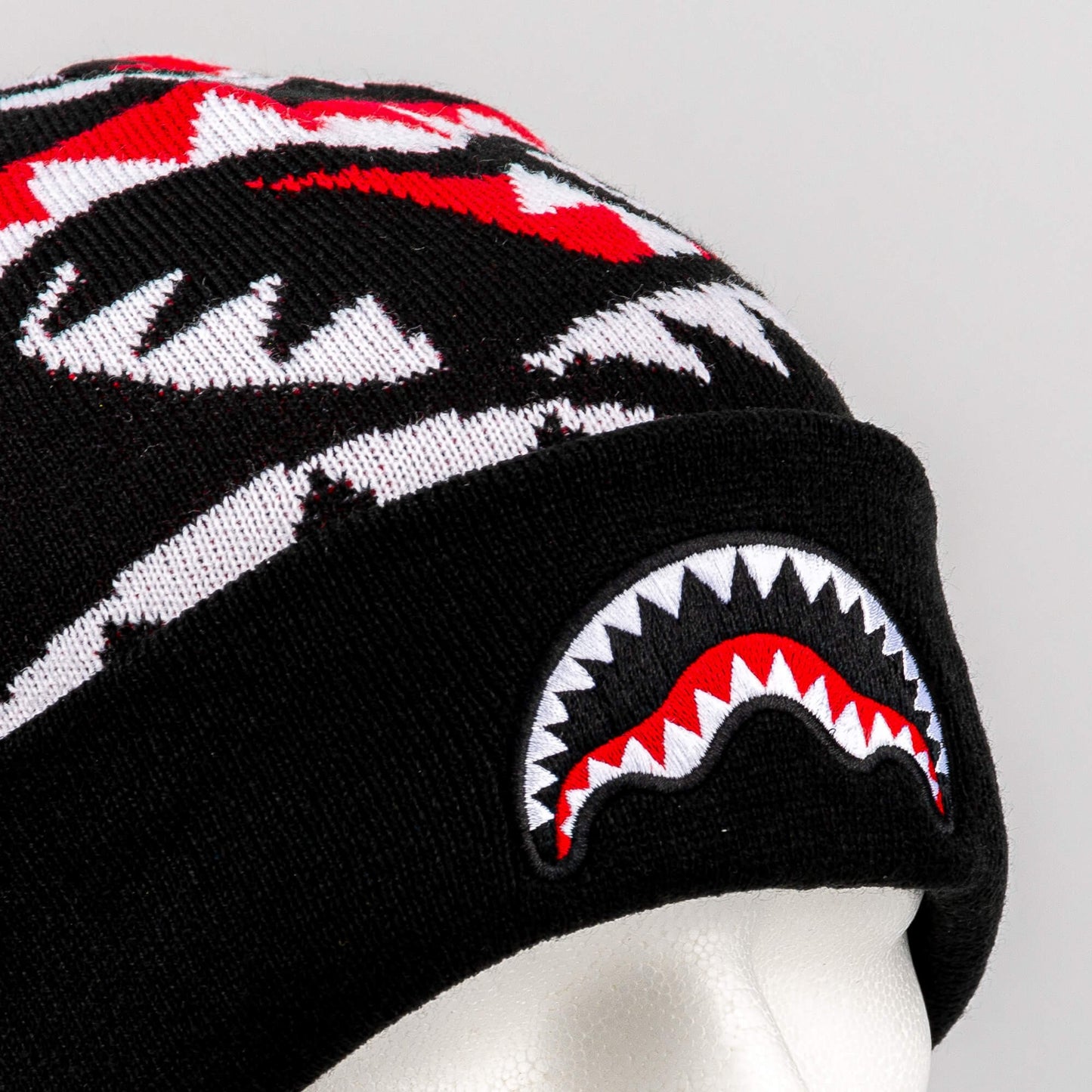 Sprayground Maxi Shark Beanie Black