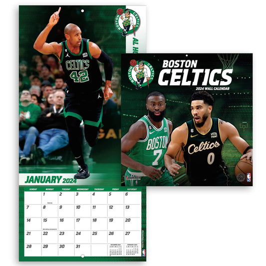 TURNER SPORTS NBA 2024 (30x60 cm) WALL CALENDAR BOSTON CELTICS