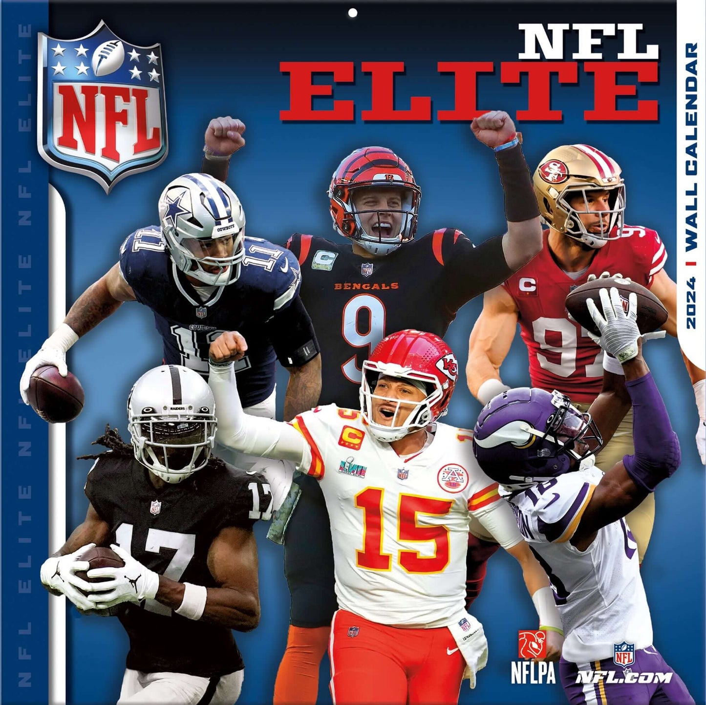 TURNER SPORTS NFL 2024 (30x60 cm) WALL CALENDAR NFL ELITE