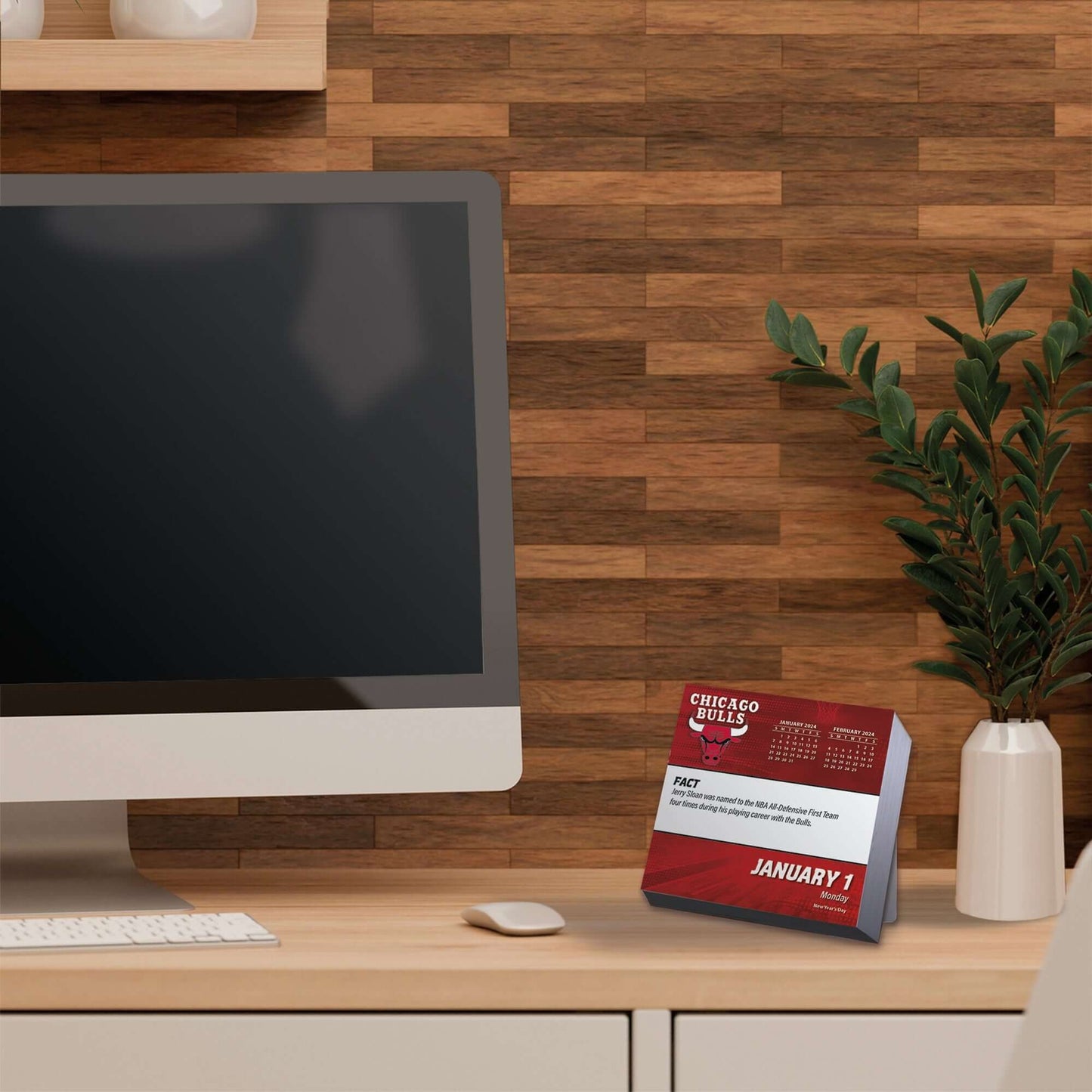 TURNER SPORTS NBA 2024 BOX CALENDAR CHICAGO BULLS