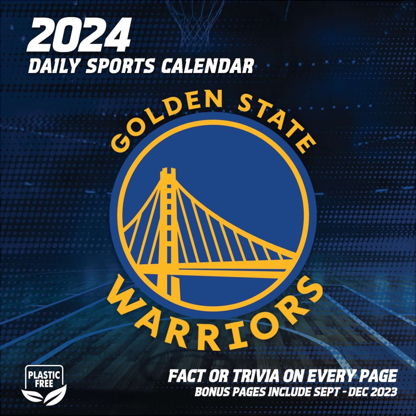TURNER SPORTS NBA 2024 BOX CALENDAR GOLDEN STATE WARRIORS