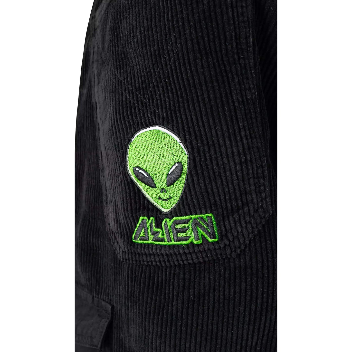 Menčestrové nohavice Homeboy x-tra ALIEN Cargo Cord BLACK čierne