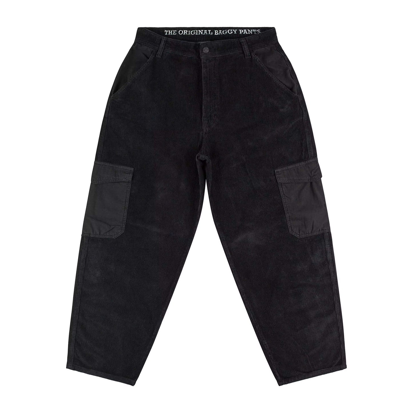 Menčestrové nohavice Homeboy x-tra ALIEN Cargo Cord BLACK čierne