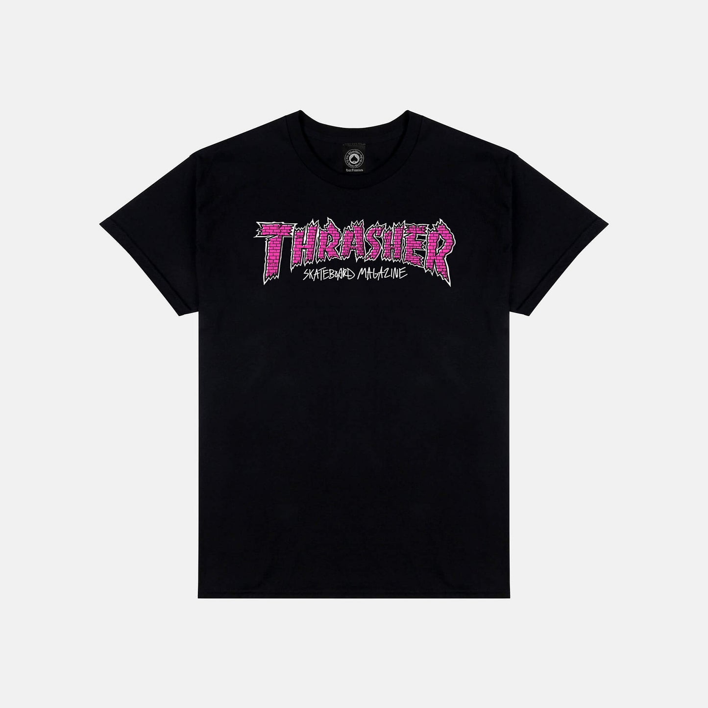 Thrasher T-Shirt Brick Black