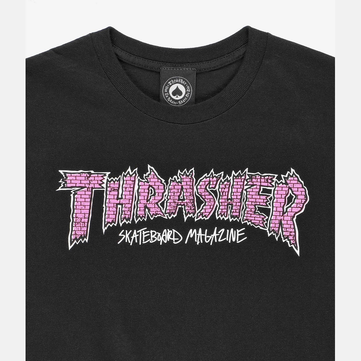 Thrasher T-Shirt Brick Black