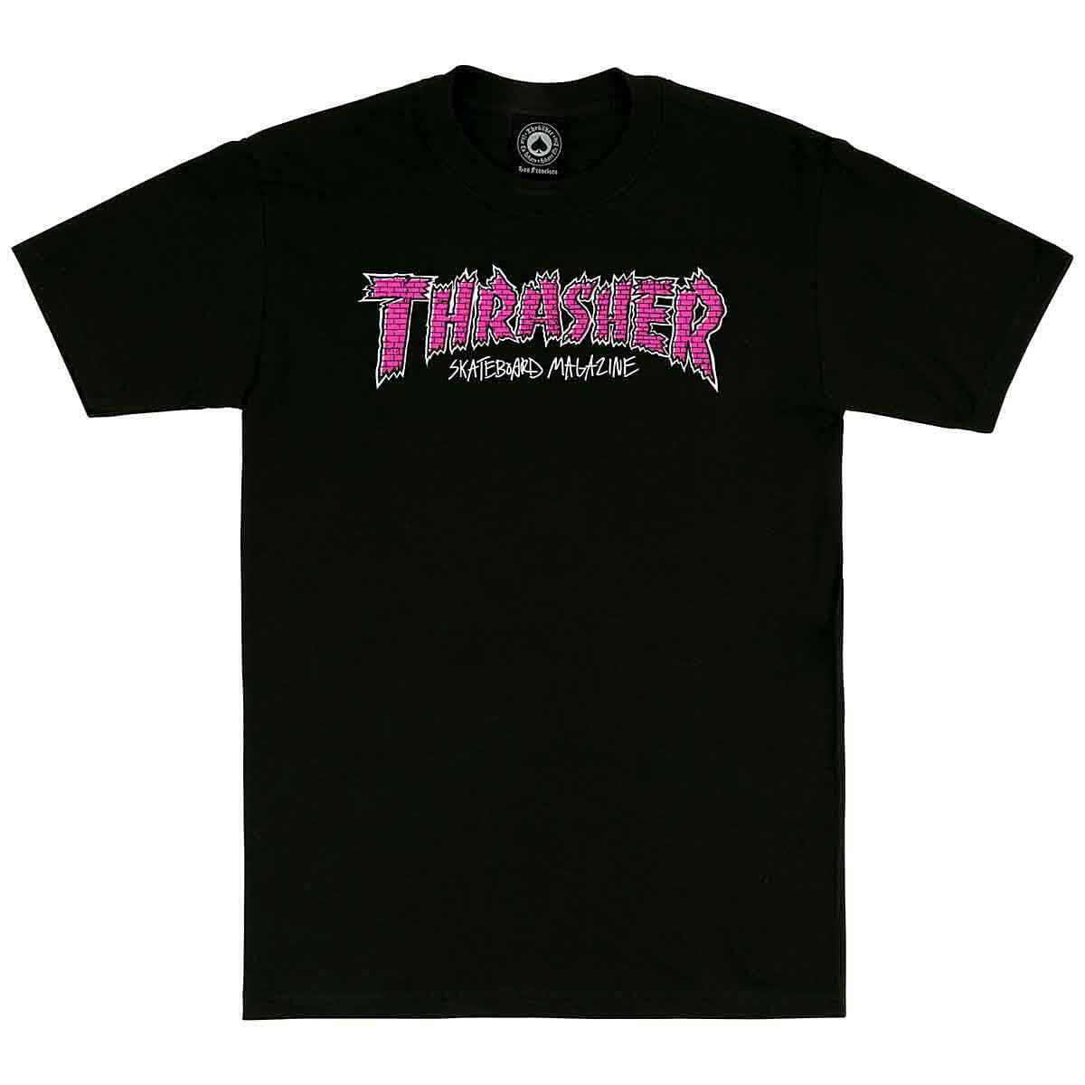 Thrasher T-Shirt Brick Black