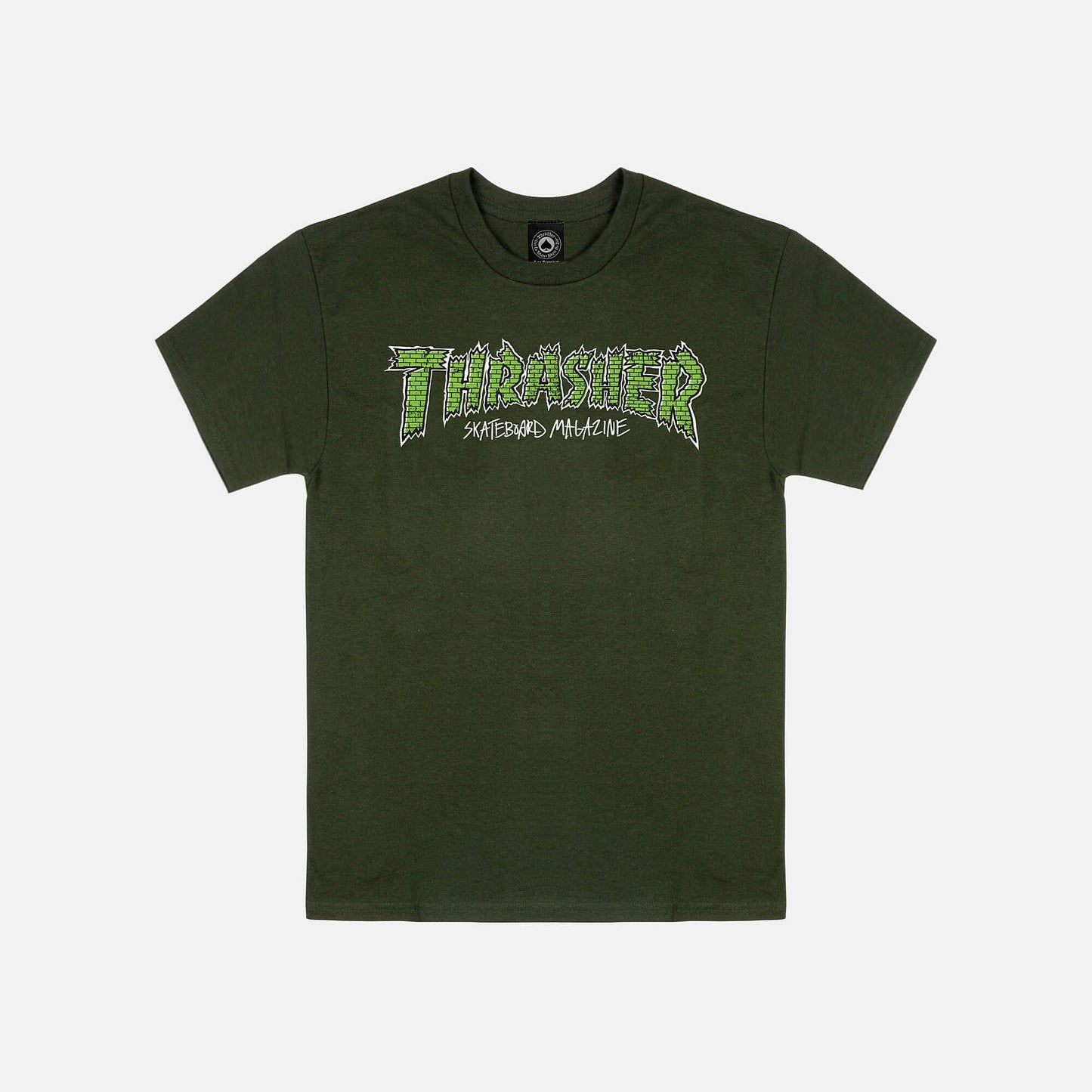 Thrasher T-Shirt Brick Forest Green