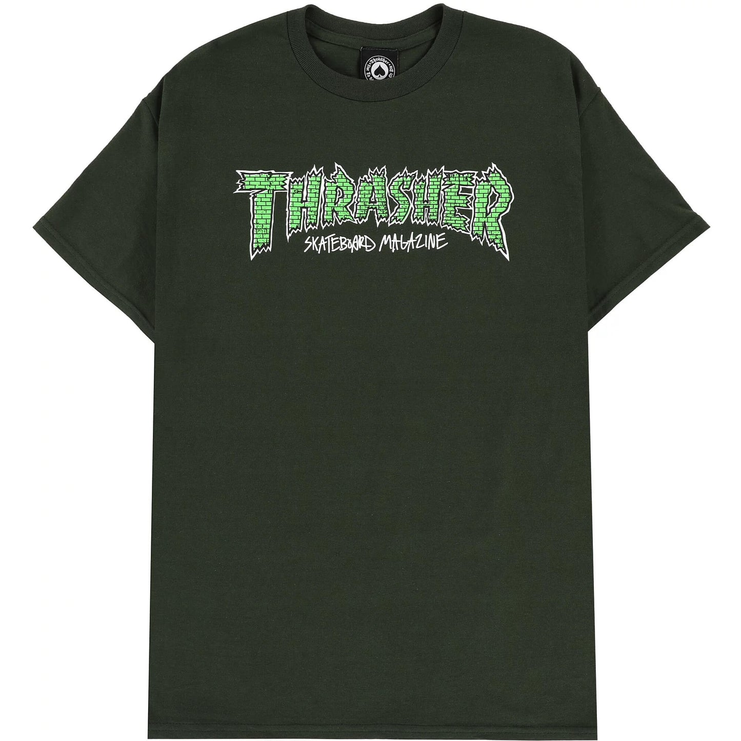 Thrasher T-Shirt Brick Forest Green