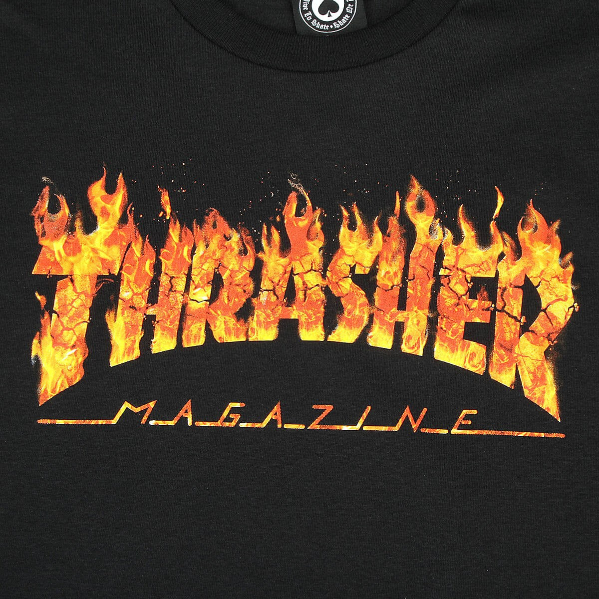 Thrasher T-Shirt Inferno Black
