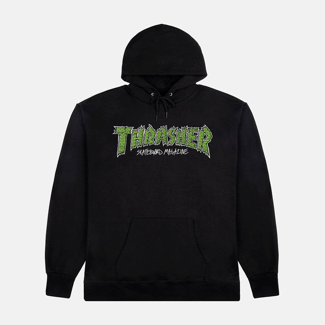 Mikina s kapucňou Thrasher Hoodie Brick čierna