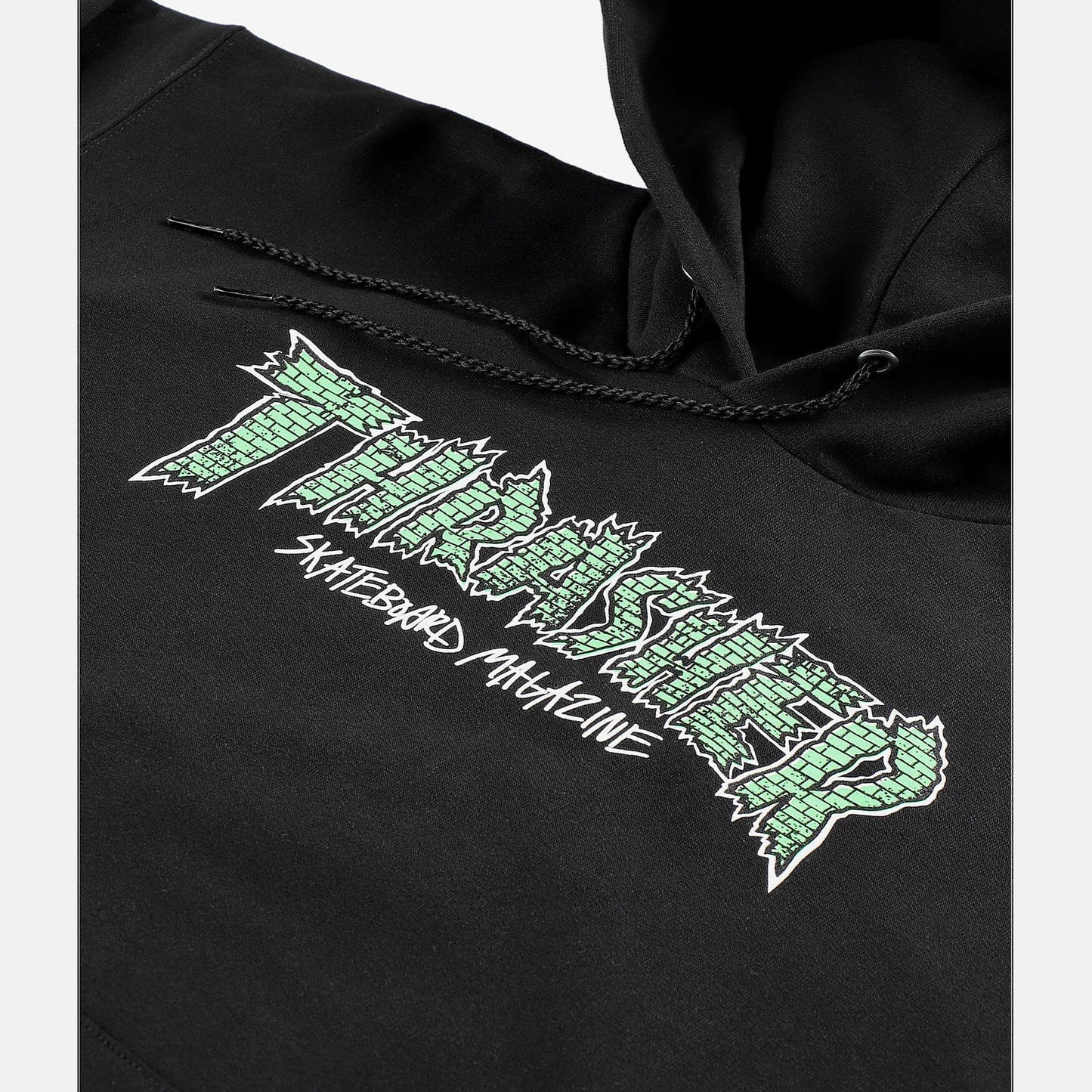 Mikina s kapucňou Thrasher Hoodie Brick čierna