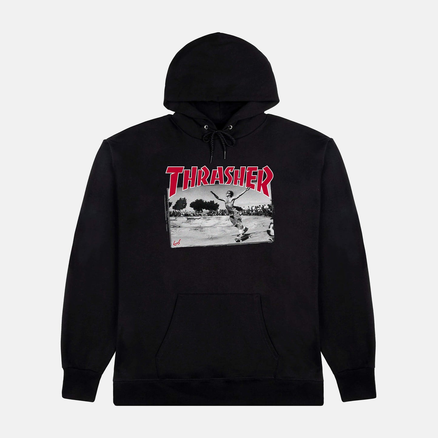 Mikina s kapucňou Thrasher Hoodie Jake Dish čierna