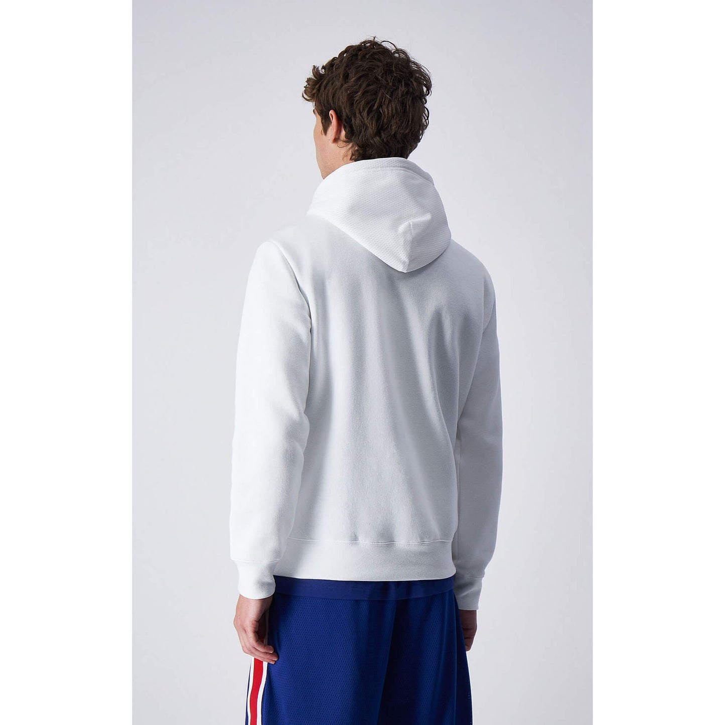 Champion Basketball Hooded Sweatshirt White