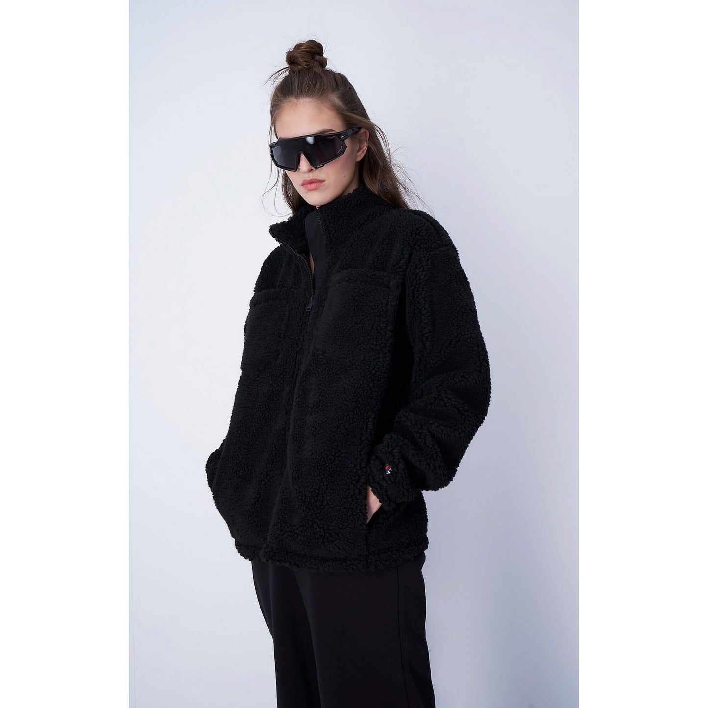 Champion Wmns Outdoor Polar Full Zip Sweatshirt Light Brown