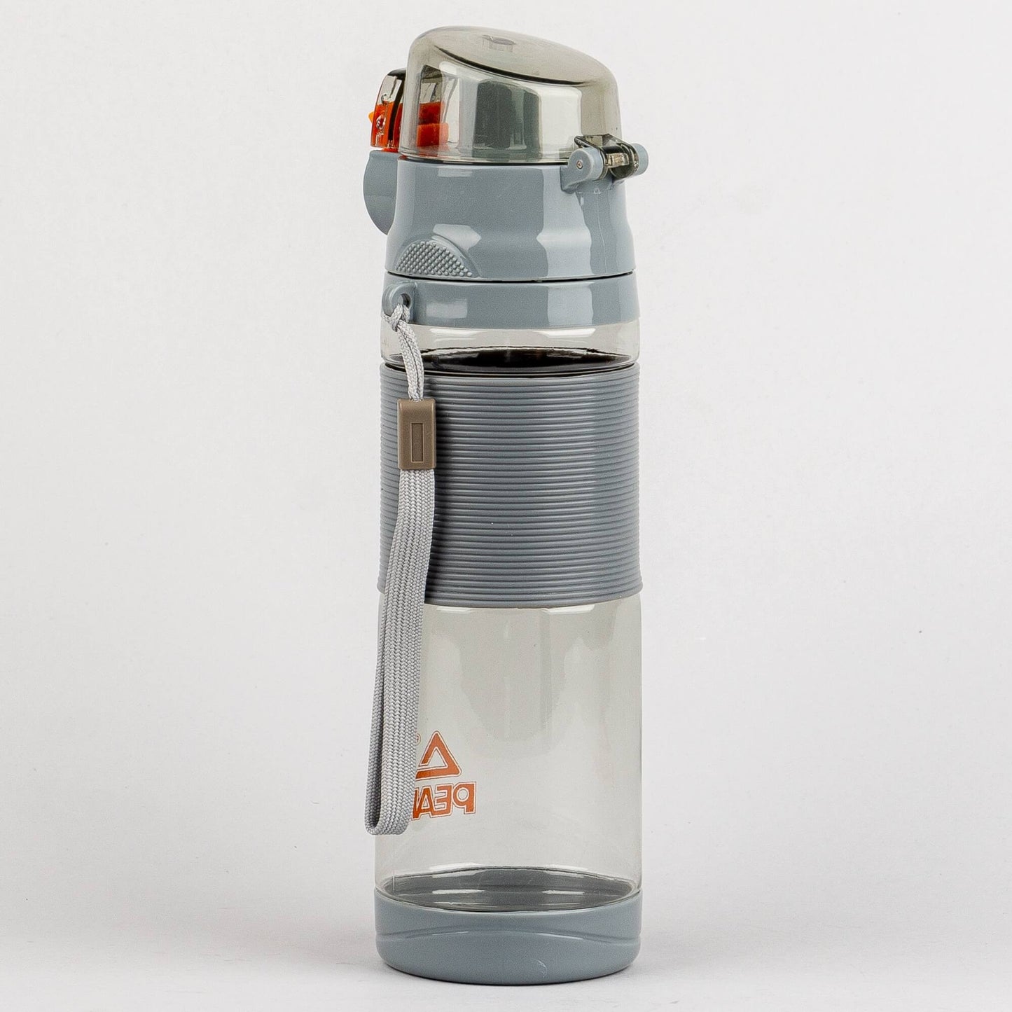 Priehľadná Športová fľaša Peak Tritan Bottle šedá/oranžová