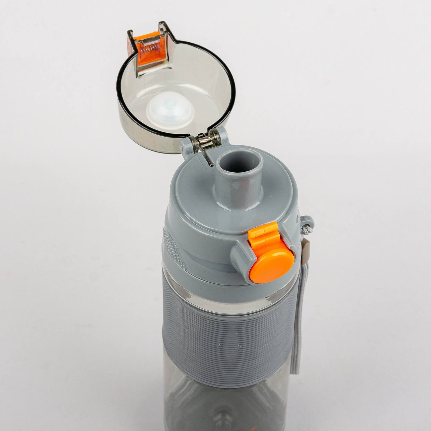 Priehľadná Športová fľaša Peak Tritan Bottle šedá/oranžová