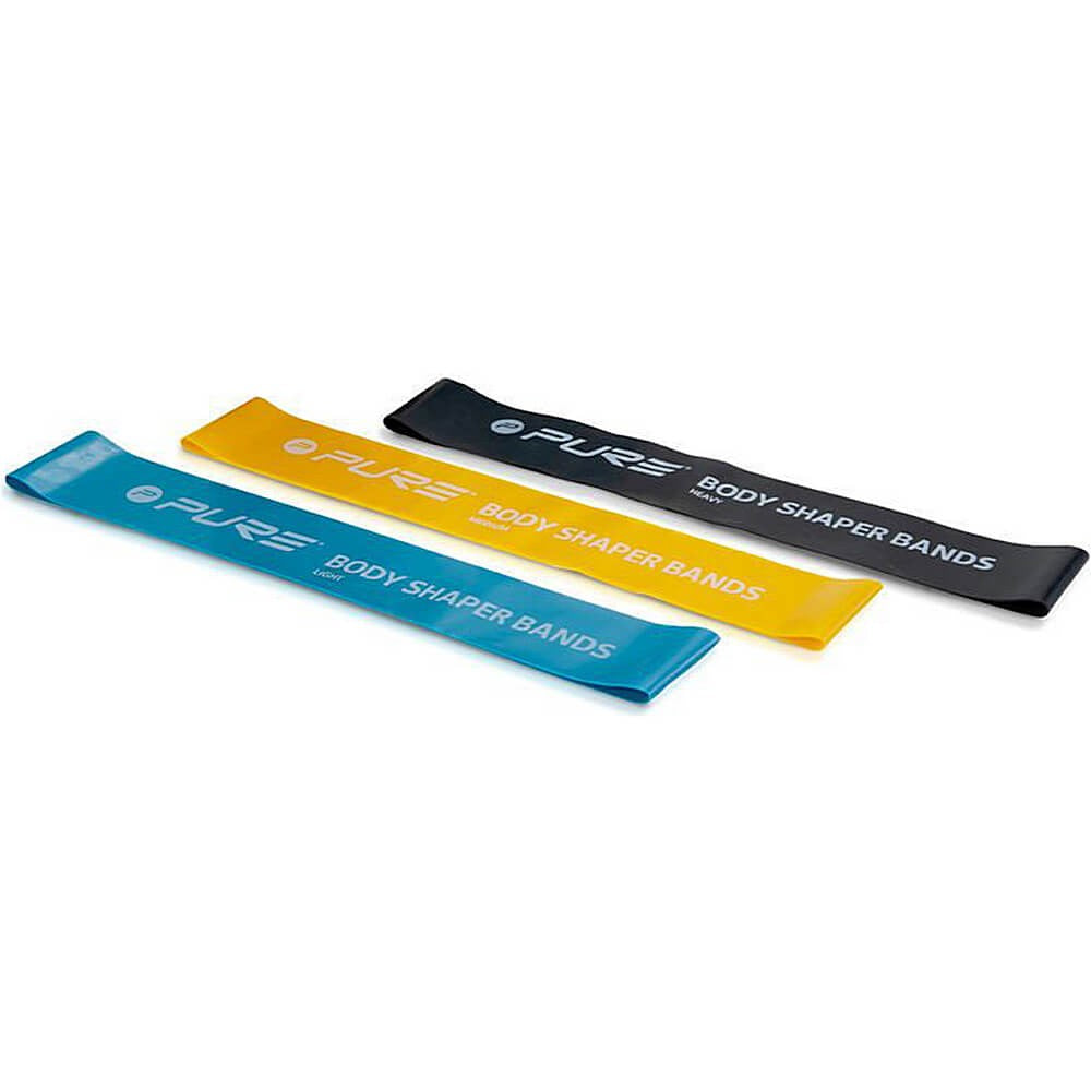 Gumené expandery Pure2Improve Body Shaper Bands Men - súprava 3 ks