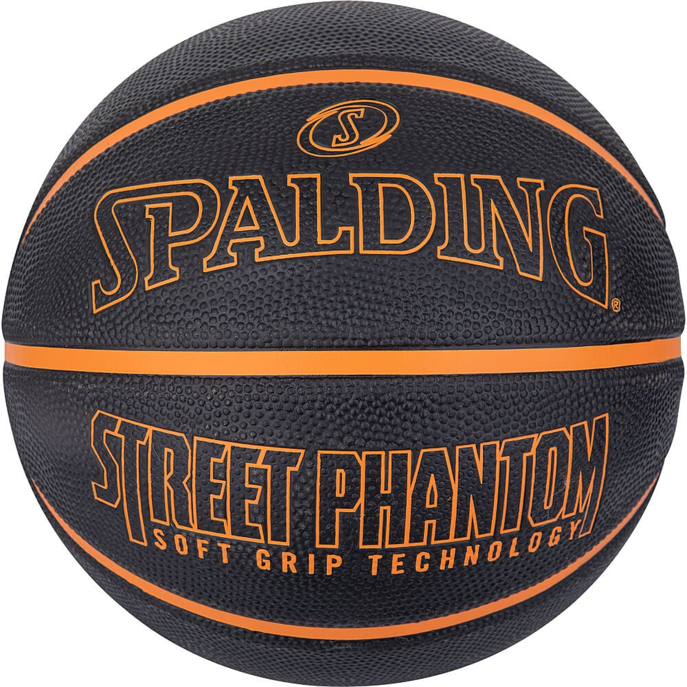 Spalding Street Phantom Blk Orange Sgt Rubber Basketball (sz. 7)