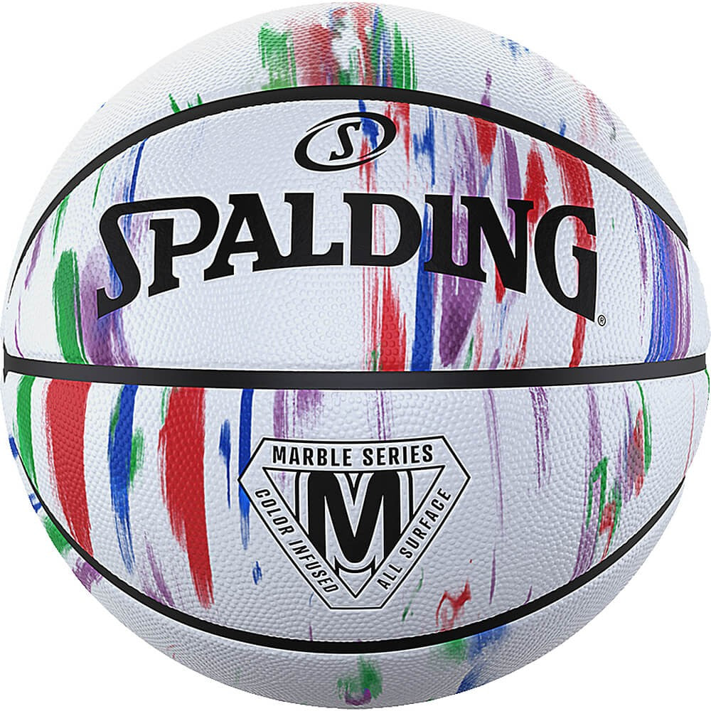 Basketbalová lopta Spalding Marble Series Rainbow veľkosť 5