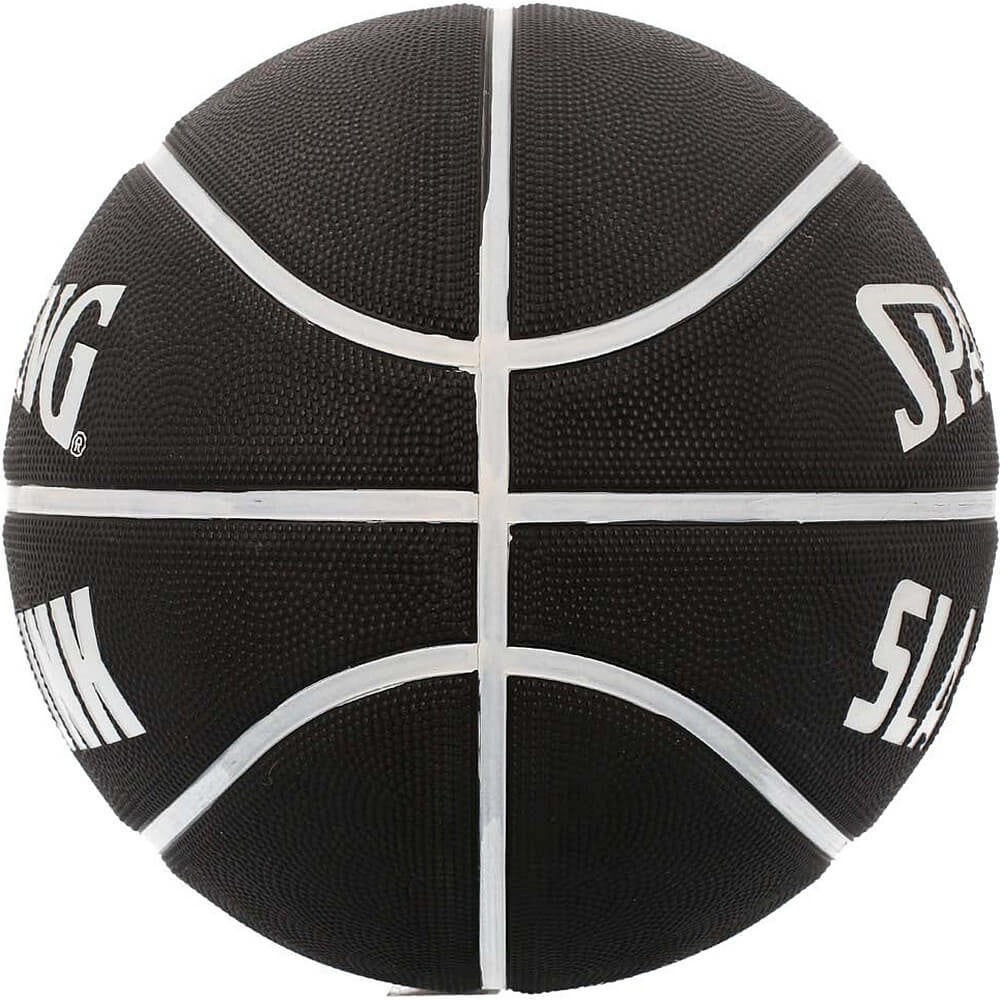 Spalding Slam Dunk Black White Rubber Basketball (sz. 5)