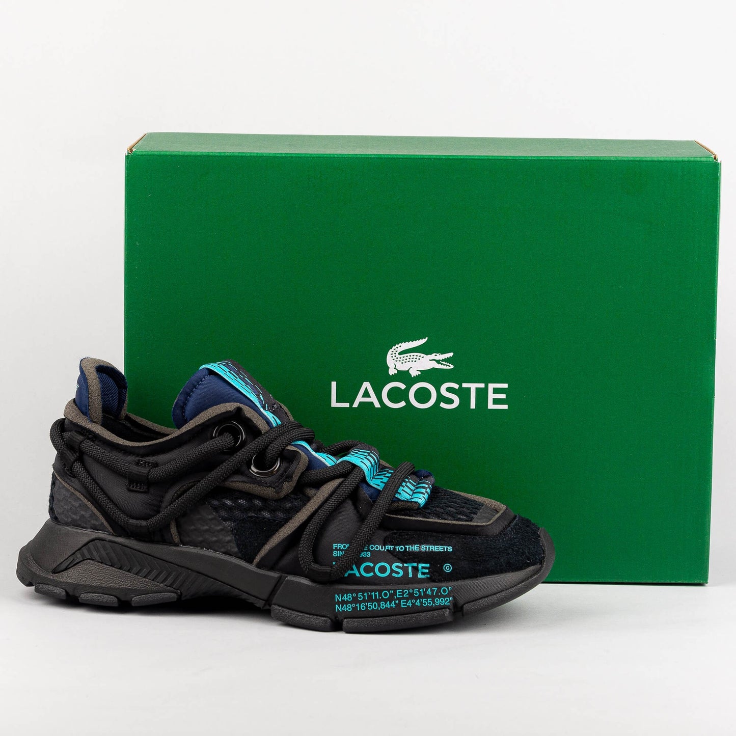 LACOSTE L003 ACTIVE RUNWAY BLK/NVY