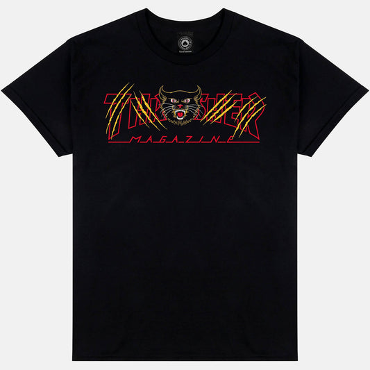 Thrasher Gato T-Shirt Black