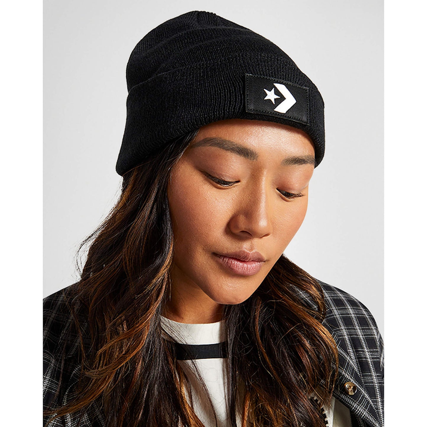 Zimná čiapka Converse Short Dome Beanie čierna