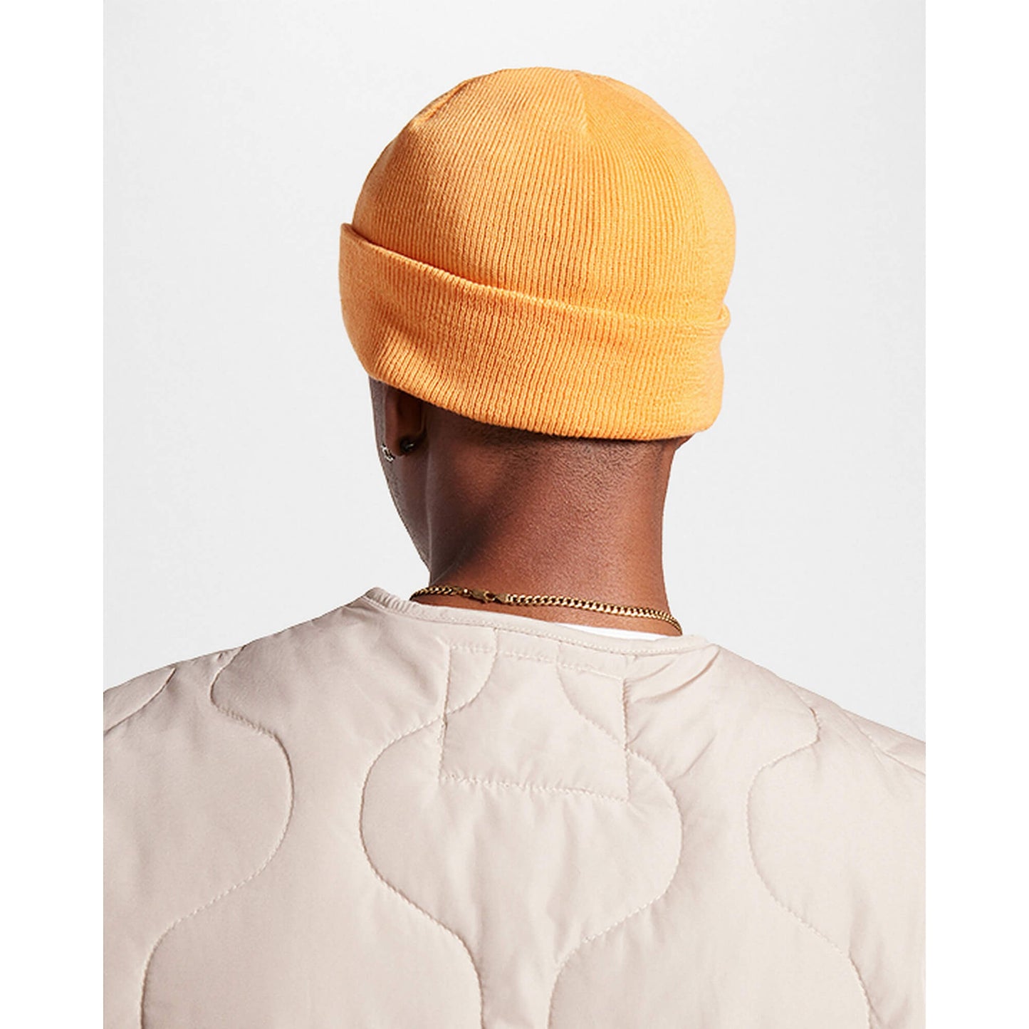 Zimná čiapka Converse Short Dome Beanie oranžová